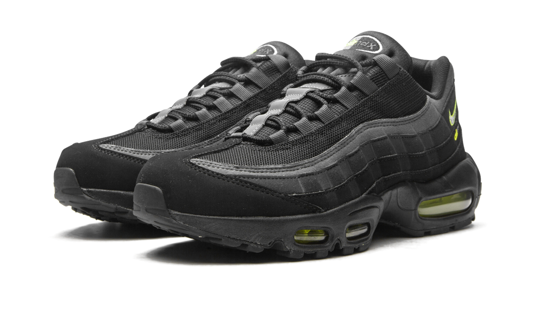 NIKE AIR MAX 95 RETRO LOGO BLACK GREY VOLT