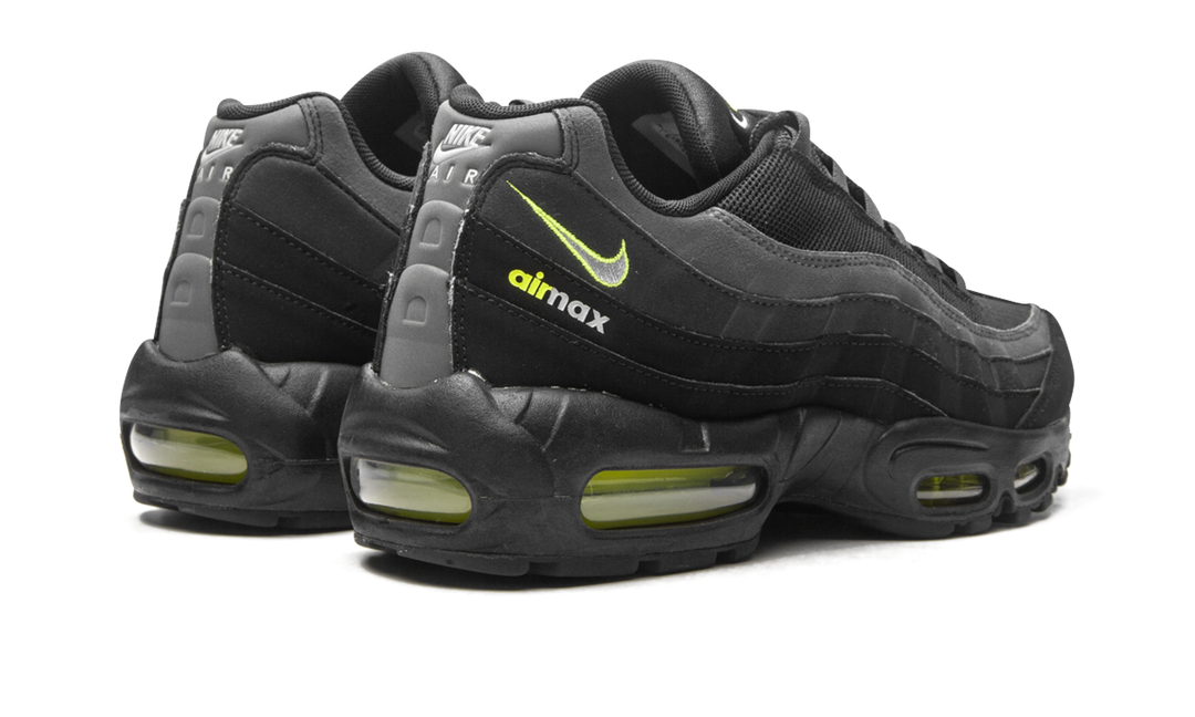 NIKE AIR MAX 95 RETRO LOGO BLACK GREY VOLT