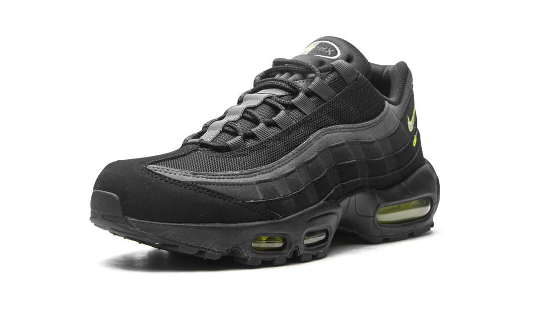 NIKE AIR MAX 95 RETRO LOGO BLACK GREY VOLT