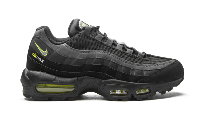 NIKE AIR MAX 95 RETRO LOGO BLACK GREY VOLT