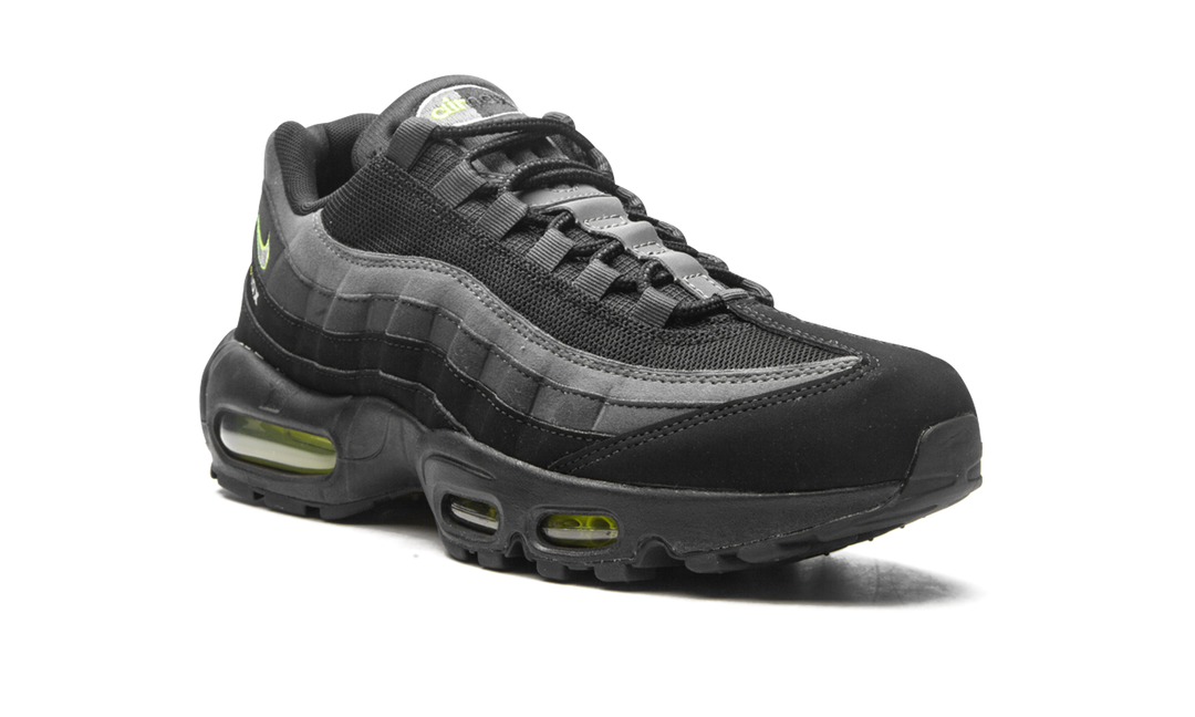 NIKE AIR MAX 95 RETRO LOGO BLACK GREY VOLT