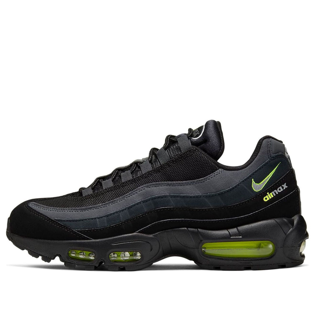 NIKE AIR MAX 95 RETRO LOGO BLACK GREY VOLT