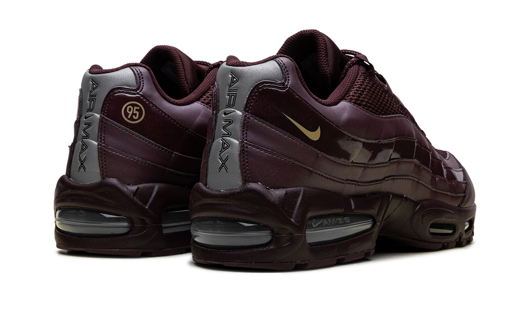 NIKE AIR MAX 95 SE BIG BUBBLE TOTAL 90 BURGUNDY CRUSH