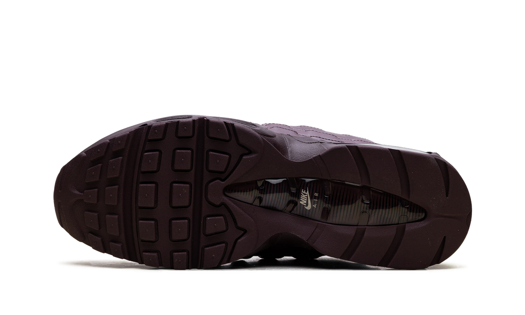 NIKE AIR MAX 95 SE BIG BUBBLE TOTAL 90 BURGUNDY CRUSH
