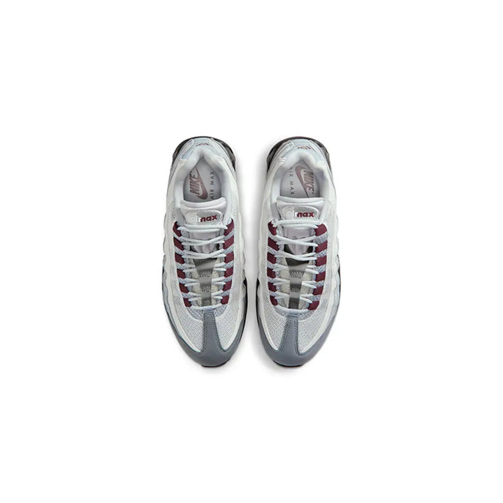 NIKE AIR MAX 95 OG BIG BUBBLE SMOKE GREY BURGUNDY CRUSH WOMENS