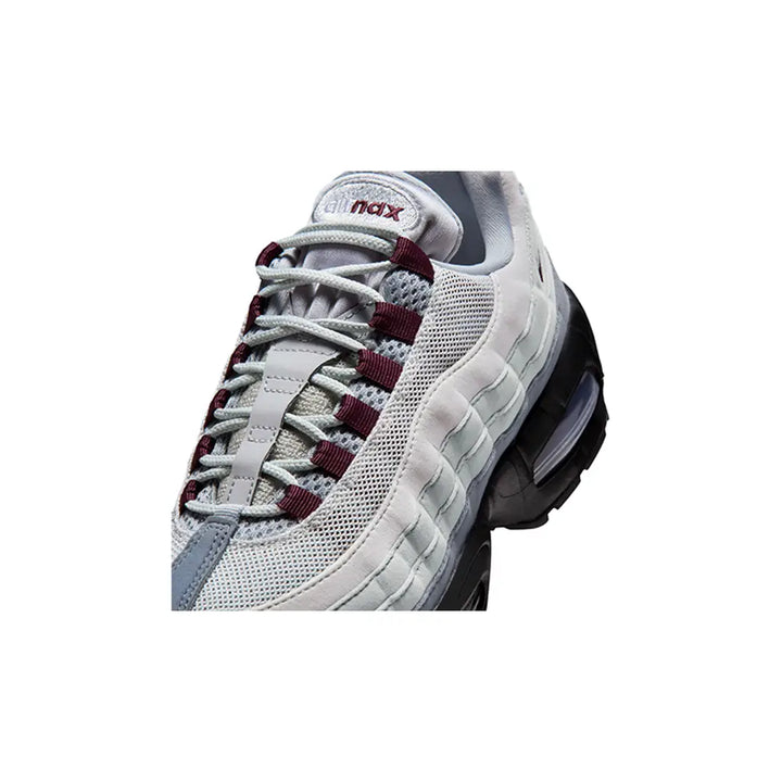 NIKE AIR MAX 95 OG BIG BUBBLE SMOKE GREY BURGUNDY CRUSH WOMENS