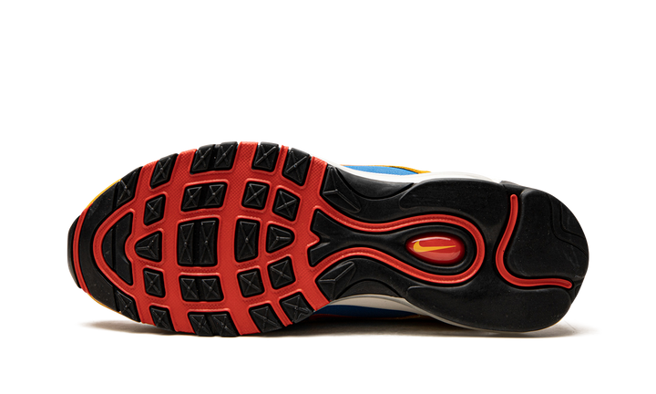 NIKE AIR MAX 97 SE RUNNING CLUB POLLEN ORANGE BLUE