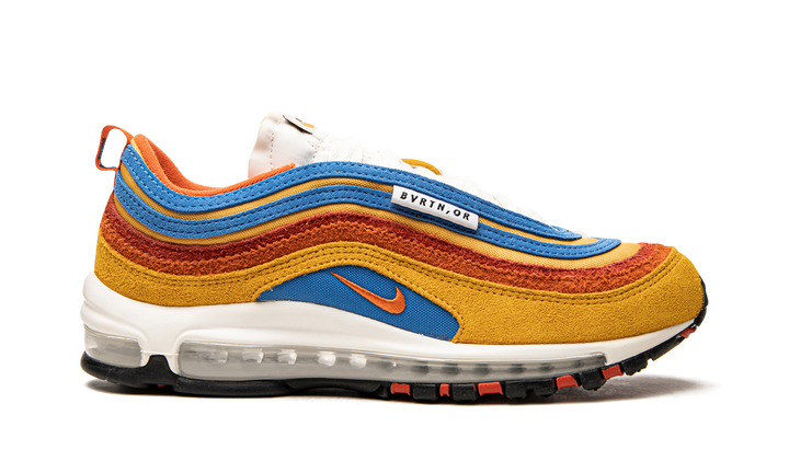 NIKE AIR MAX 97 SE RUNNING CLUB POLLEN ORANGE BLUE