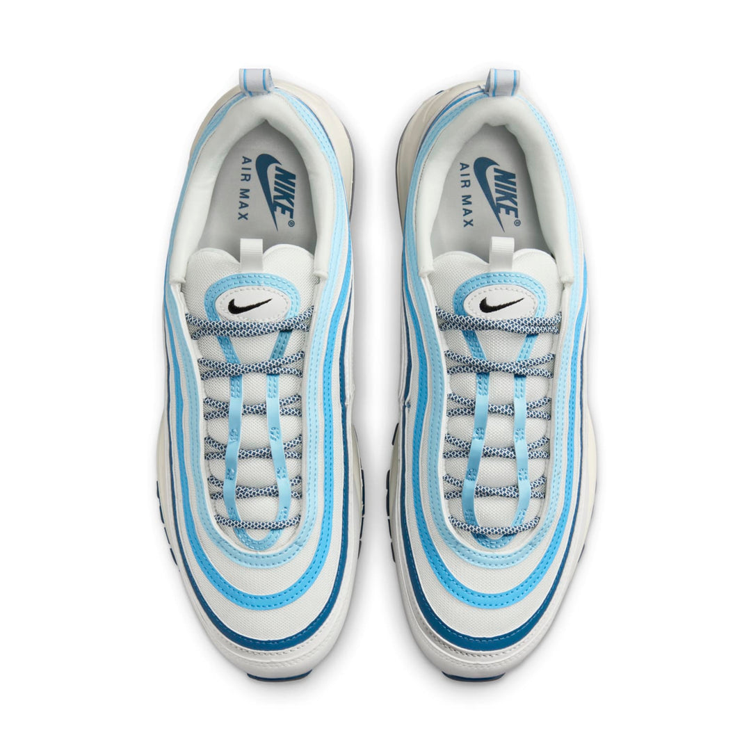 NIKE AIR MAX 97 SUMMIT WHITE LIGHT PHOTO BLUE