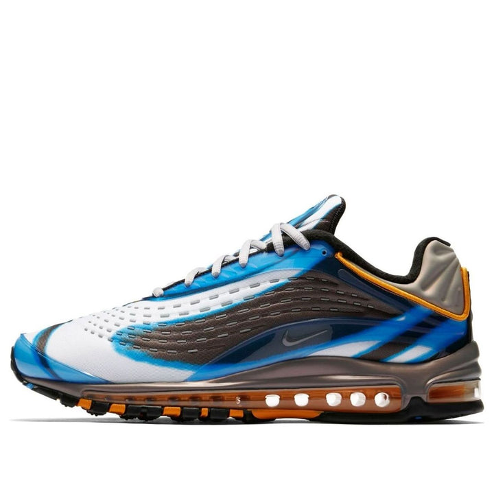 NIKE AIR MAX DELUXE PHOTO BLUE ORANGE PEEL