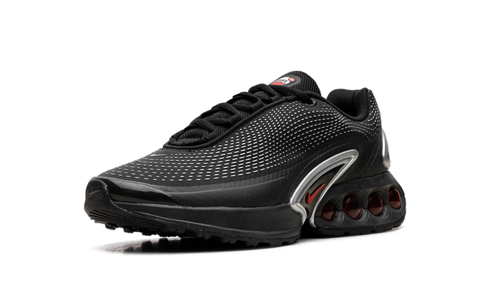 NIKE AIR MAX DN BLACK METALLIC SILVER RED