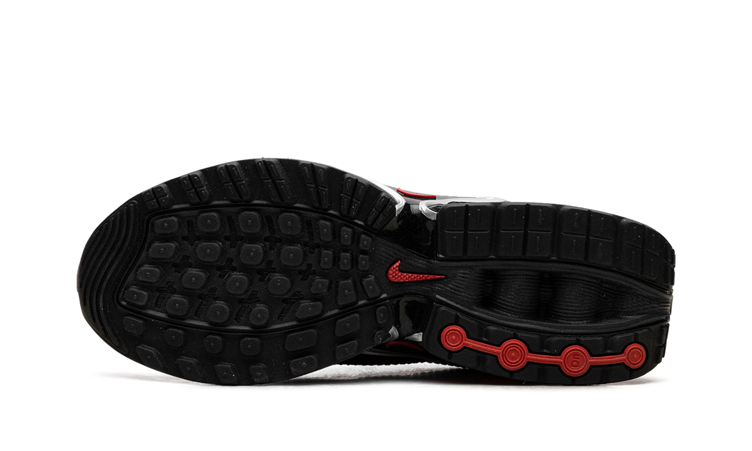NIKE AIR MAX DN BLACK METALLIC SILVER RED
