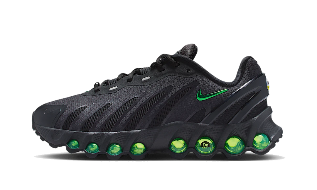 NIKE AIR MAX DN8 BLACK GREEN STRIKE DARK SMOKE GREY GS