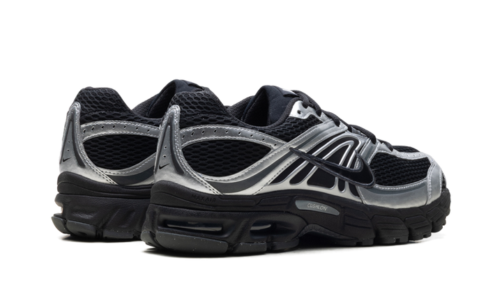 NIKE AIR MAX MOTO 2K BLACK METALLIC SILVER WOMENS