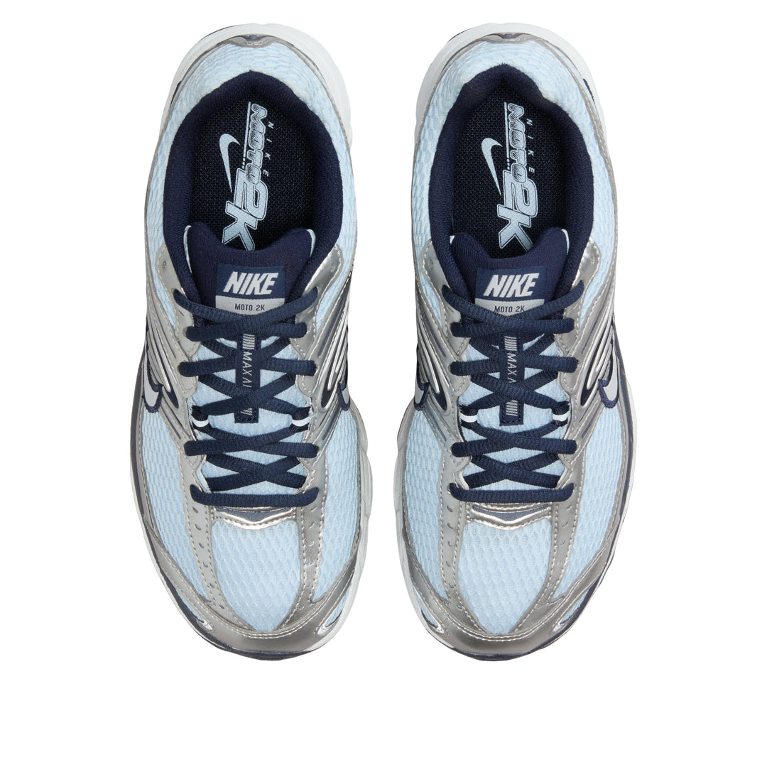 NIKE AIR MAX MOTO 2K CELESTINE BLUE METALLIC SILVER WOMENS