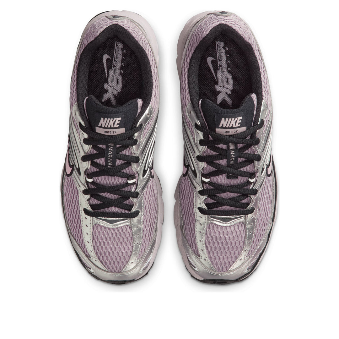 NIKE AIR MAX MOTO 2K LIGHT VIOLET ORE METALLIC SILVER WOMENS