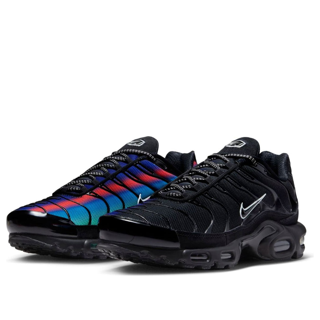 NIKE AIR MAX PLUS BLACK BLUE RED