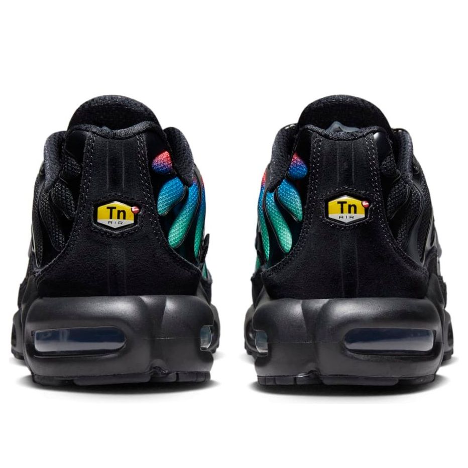 NIKE AIR MAX PLUS BLACK BLUE RED