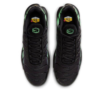 NIKE AIR MAX PLUS BLACK ILLUSION GREEN — Stock