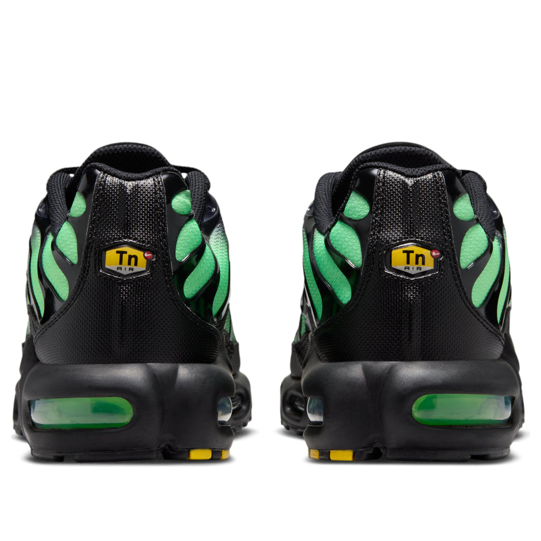 NIKE AIR MAX PLUS BLACK ILLUSION GREEN