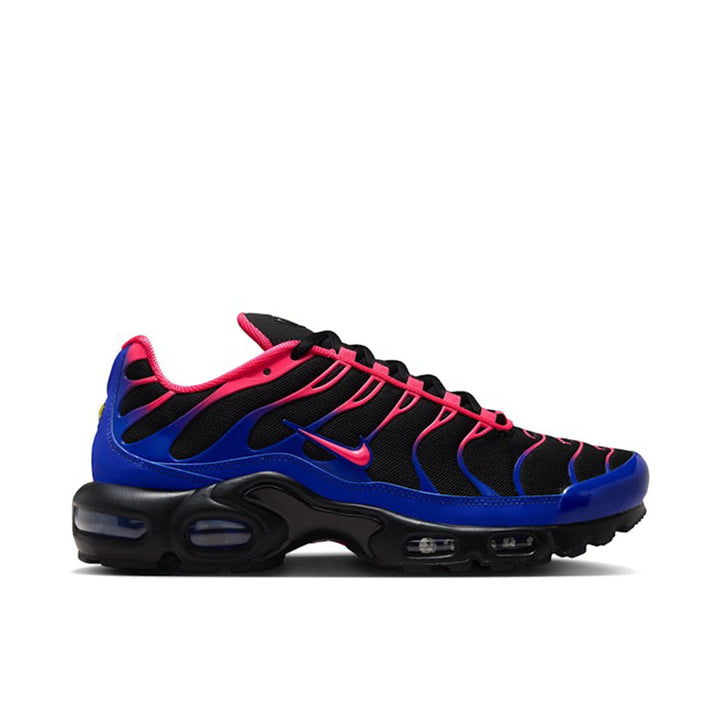 NIKE AIR MAX PLUS BLACK RACER BLUE HYPER PINK (WOMEN&