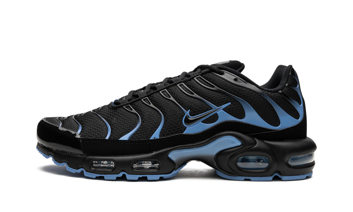 NIKE AIR MAX PLUS BLACK UNIVERSITY BLUE