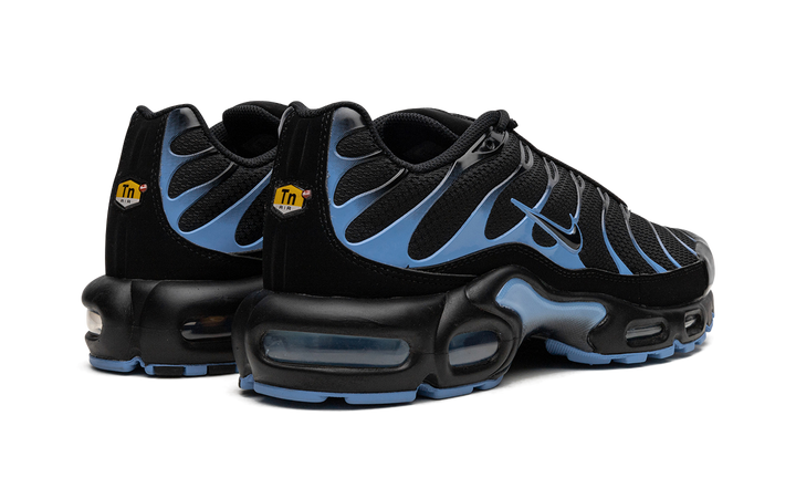 NIKE AIR MAX PLUS BLACK UNIVERSITY BLUE