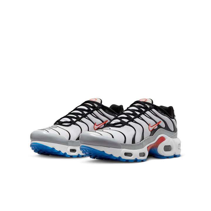 NIKE AIR MAX PLUS PLATINUM BLACK RED GS