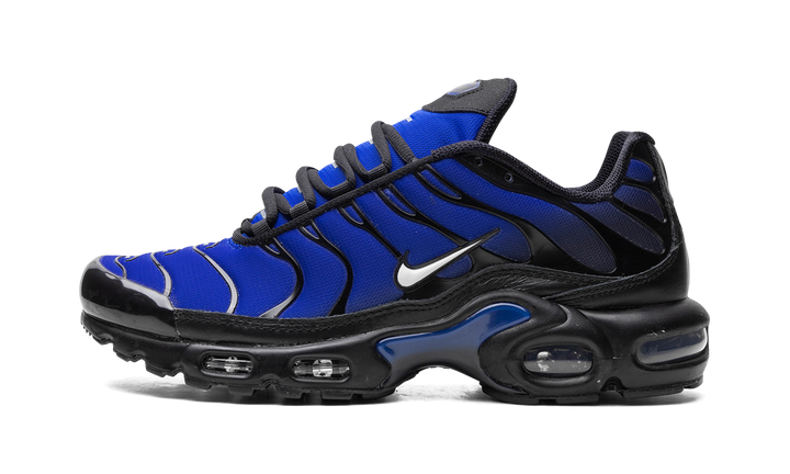 NIKE AIR MAX PLUS PREMIUM BLACK RACER BLUE