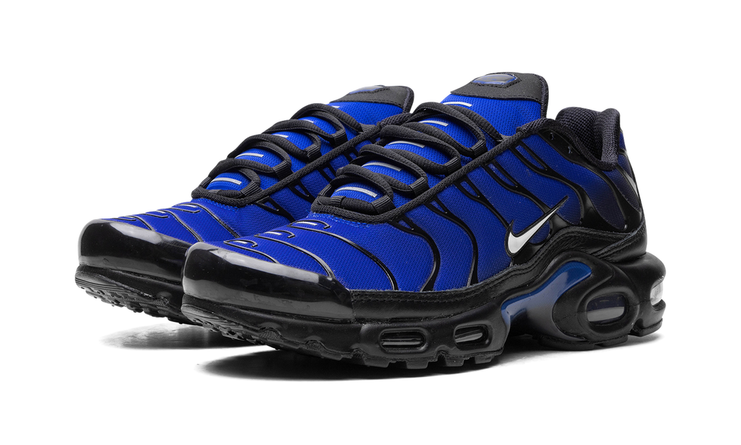 NIKE AIR MAX PLUS PREMIUM BLACK RACER BLUE