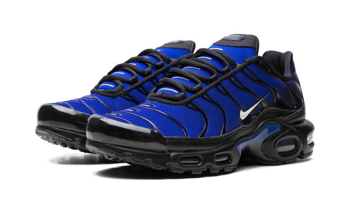 NIKE AIR MAX PLUS PREMIUM BLACK RACER BLUE
