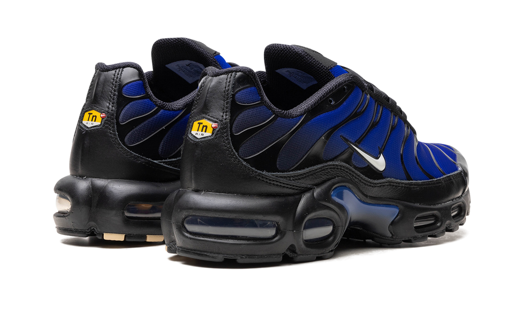NIKE AIR MAX PLUS PREMIUM BLACK RACER BLUE