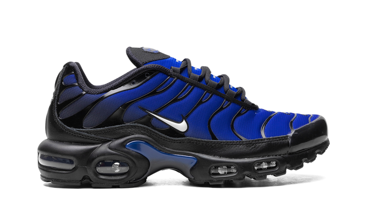 NIKE AIR MAX PLUS PREMIUM BLACK RACER BLUE