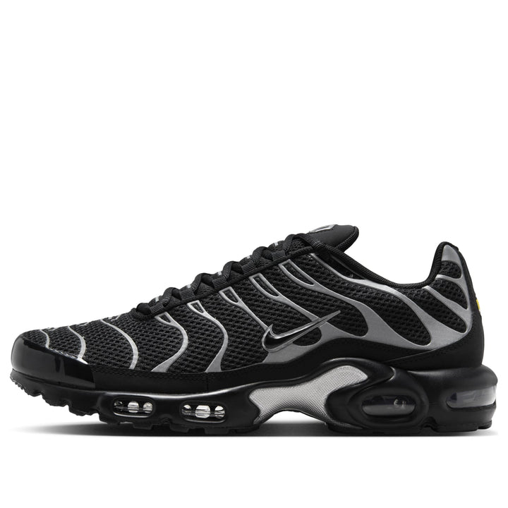 NIKE AIR MAX PLUS PREMIUM BLACK REFLECTIVE SILVER