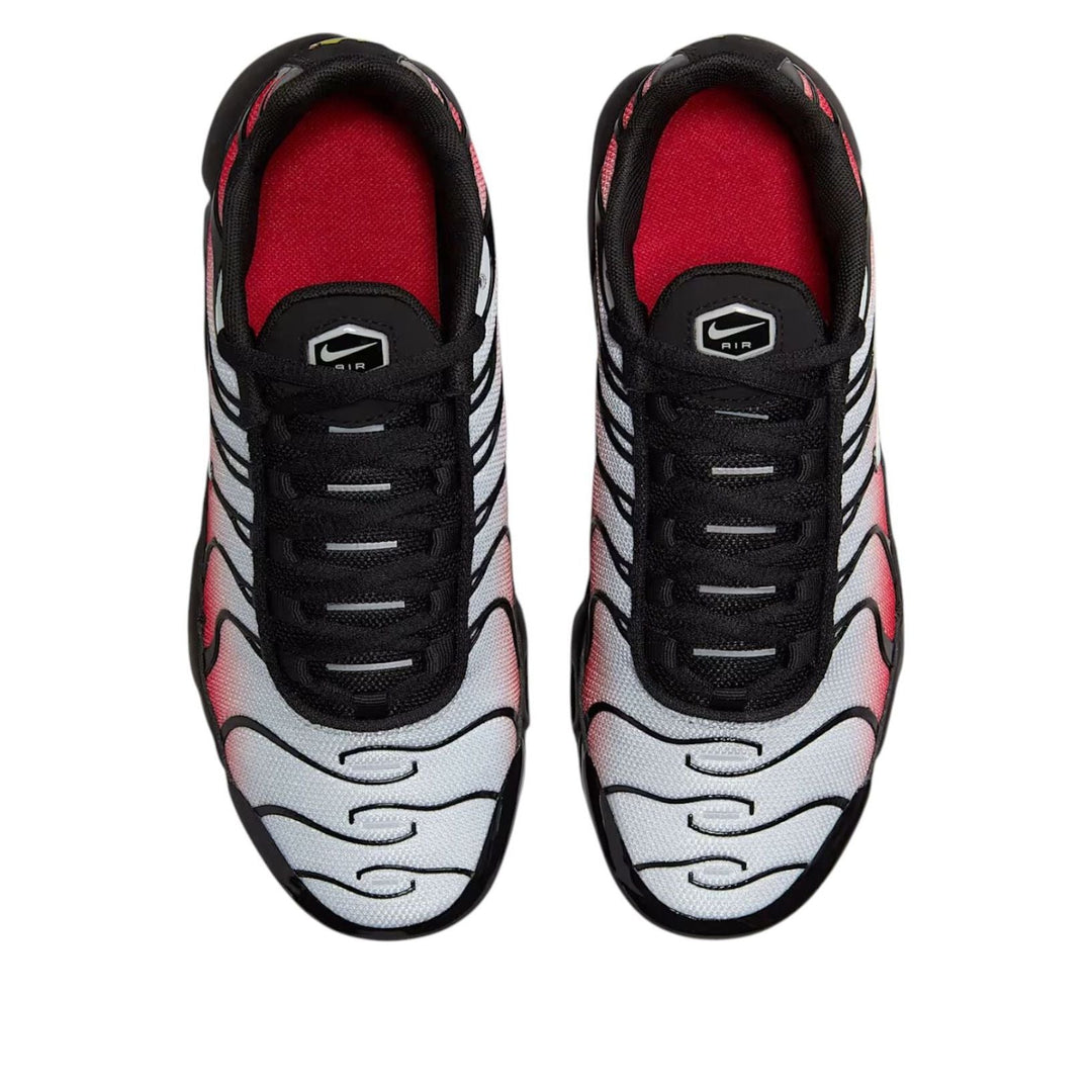 NIKE AIR MAX PLUS PURE PLATINUM UNIVERSITY RED (GS)
