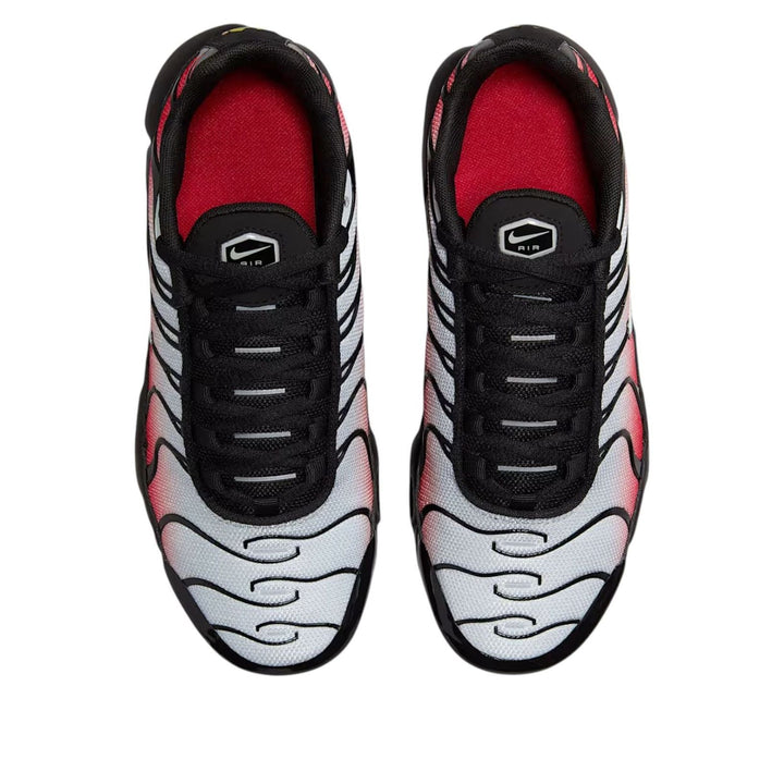 NIKE AIR MAX PLUS PURE PLATINUM UNIVERSITY RED (GS)