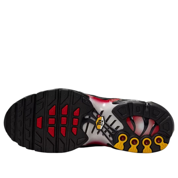 NIKE AIR MAX PLUS PURE PLATINUM UNIVERSITY RED (GS)