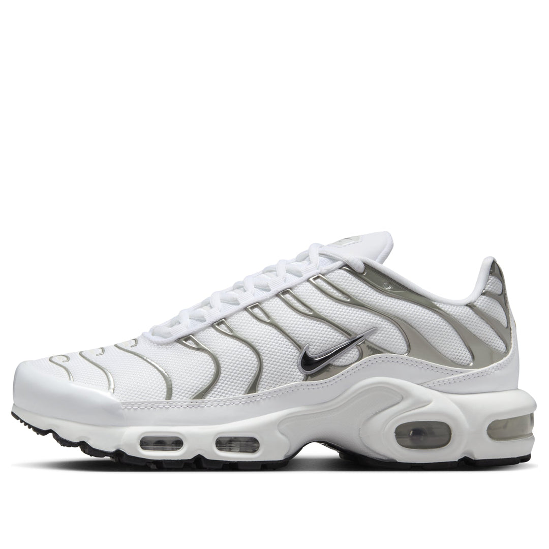 NIKE AIR MAX PLUS SE WHITE METALLIC SILVER (WOMEN&