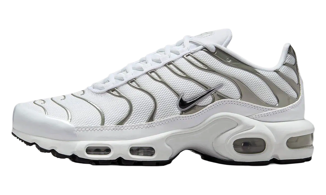 NIKE AIR MAX PLUS SE WHITE METALLIC SILVER (WOMEN&
