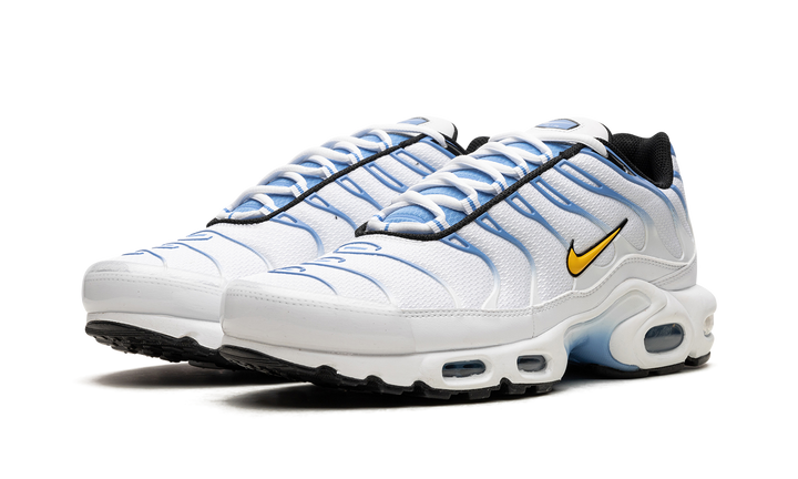 NIKE AIR MAX PLUS UNIVERSITY GOLD WHITE