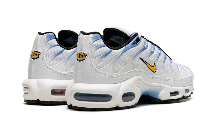 NIKE AIR MAX PLUS UNIVERSITY GOLD WHITE