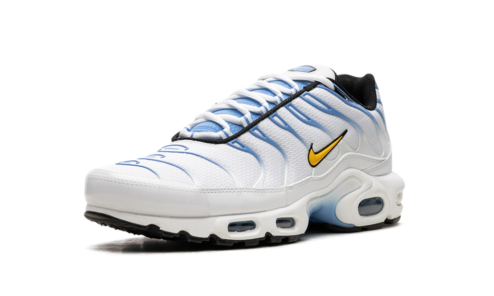 NIKE AIR MAX PLUS UNIVERSITY GOLD WHITE