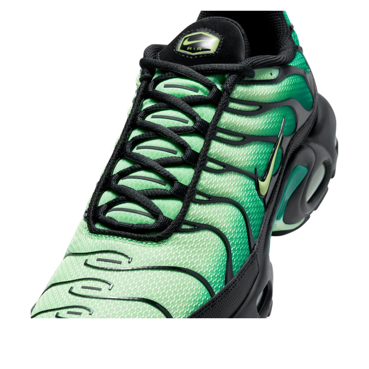 NIKE AIR MAX PLUS VAPOR GREEN MALACHITE BLACK LIGHT LEMON TWIST