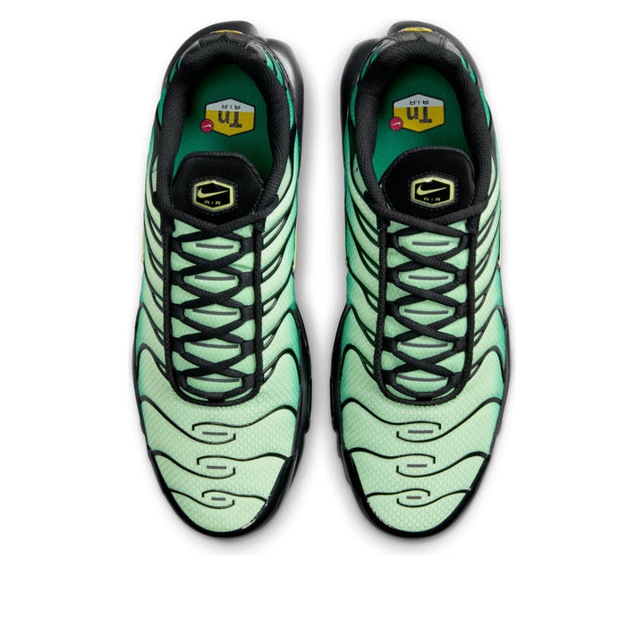 NIKE AIR MAX PLUS VAPOR GREEN MALACHITE BLACK LIGHT LEMON TWIST