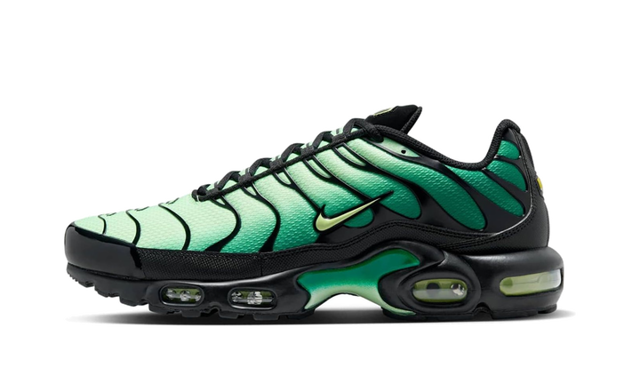 NIKE AIR MAX PLUS VAPOR GREEN MALACHITE BLACK LIGHT LEMON TWIST