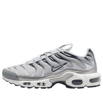 NIKE AIR MAX PLUS WHITE ASHEN SLATE METALLIC SILVER (WOMEN'S) — Stock