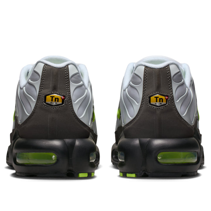 NIKE AIR MAX PLUS WHITE PEARL GREY NEON