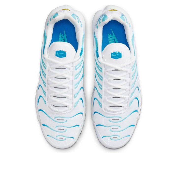NIKE AIR MAX PLUS WHITE POLARISED BLUE