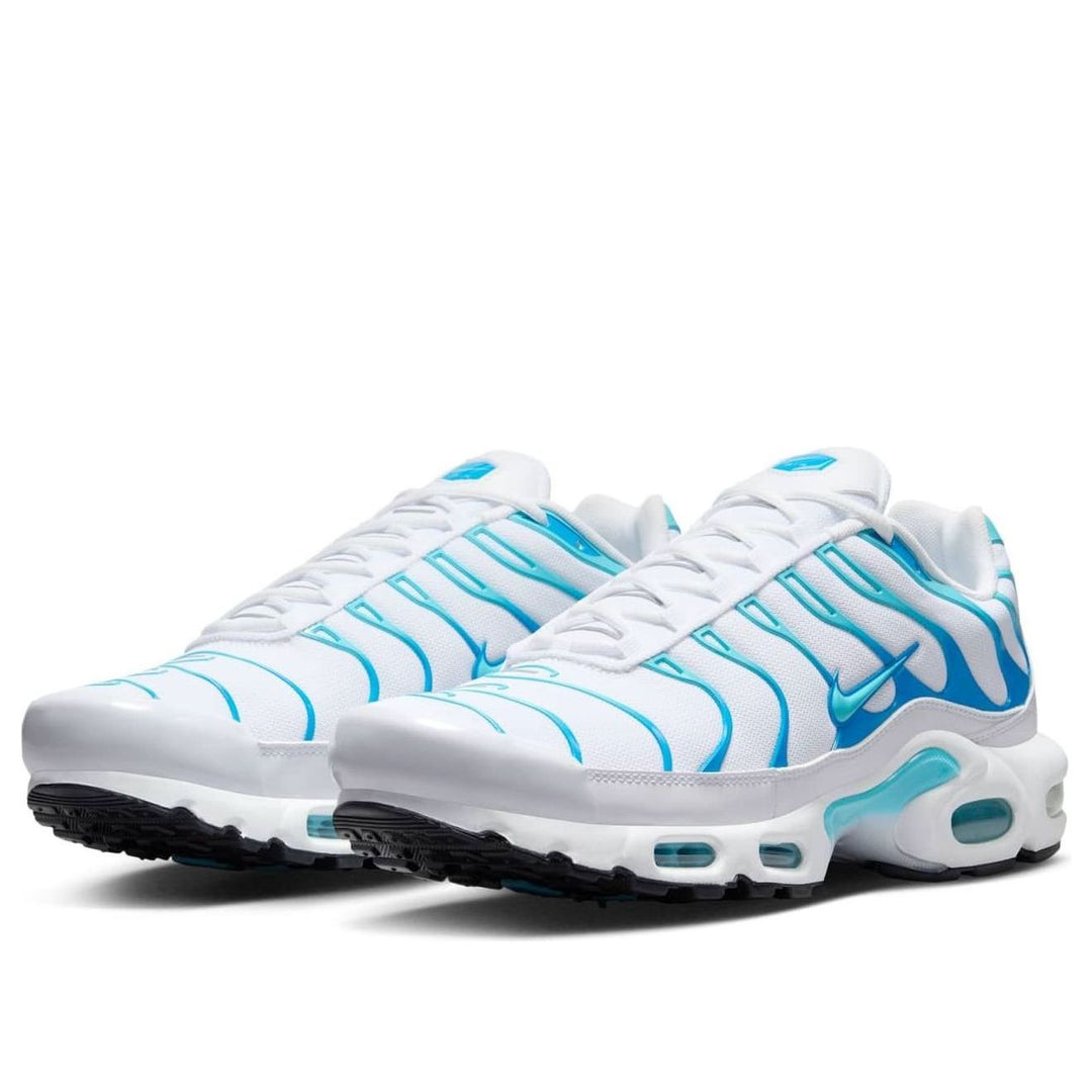 NIKE AIR MAX PLUS WHITE POLARISED BLUE