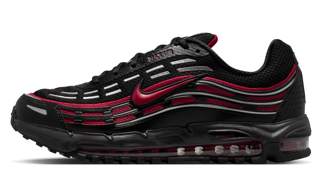 NIKE AIR MAX TL 2.5 BLACK TEAM CRIMSON METALLIC SILVER